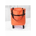 thumbnail image 1 of Chariot de Magasinage Pliable en Tissu Oxford avec Roues - Conception Pliable pour un Rangement Facile, Sac Extensible à Fermeture Éclair, Chariot Réutilisable Léger de 12,73 Oz pour Magasinage au Supermarché, Voyage, Camping, Pique-Nique, 1 of 6