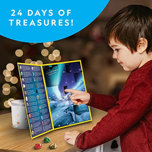 NATIONAL GEOGRAPHIC Gemstone Advent Calendar - 2022 Advent Calendar for  Kids with 24 Gemstones to Open Each Day, a Complete Rock Collection  Christmas
