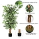 thumbnail image 3 of Árbol artificial GTIDEA Ficus de 1,8 m con tronco natural y musgo, 3 of 7