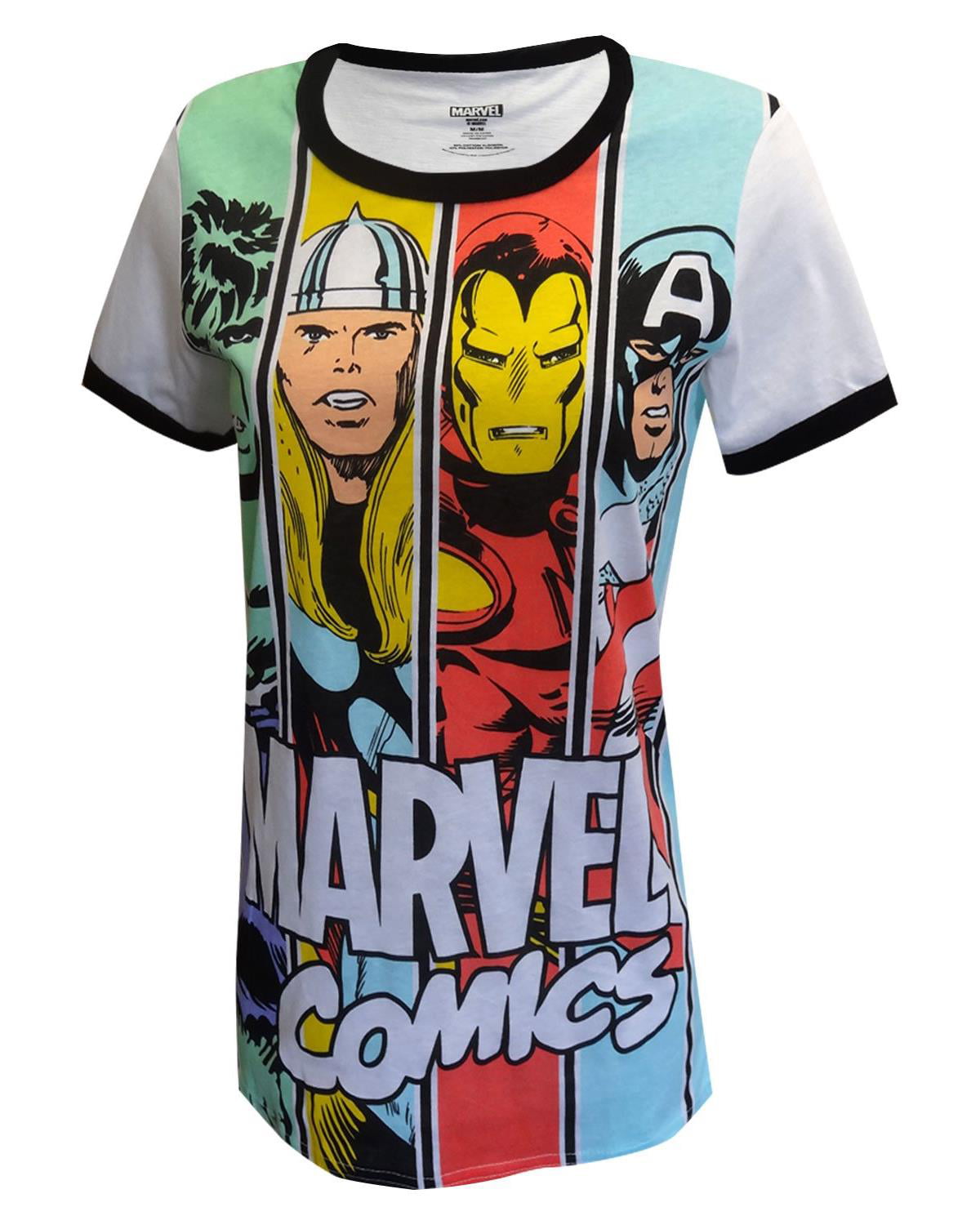 The Avengers Marvel Women's Dorm Nightgowns Comics