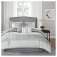 thumbnail image 2 of Madison Park MP10-2419 Bennett 7 Piece Comforter Set, King, Grey, 2 of 6