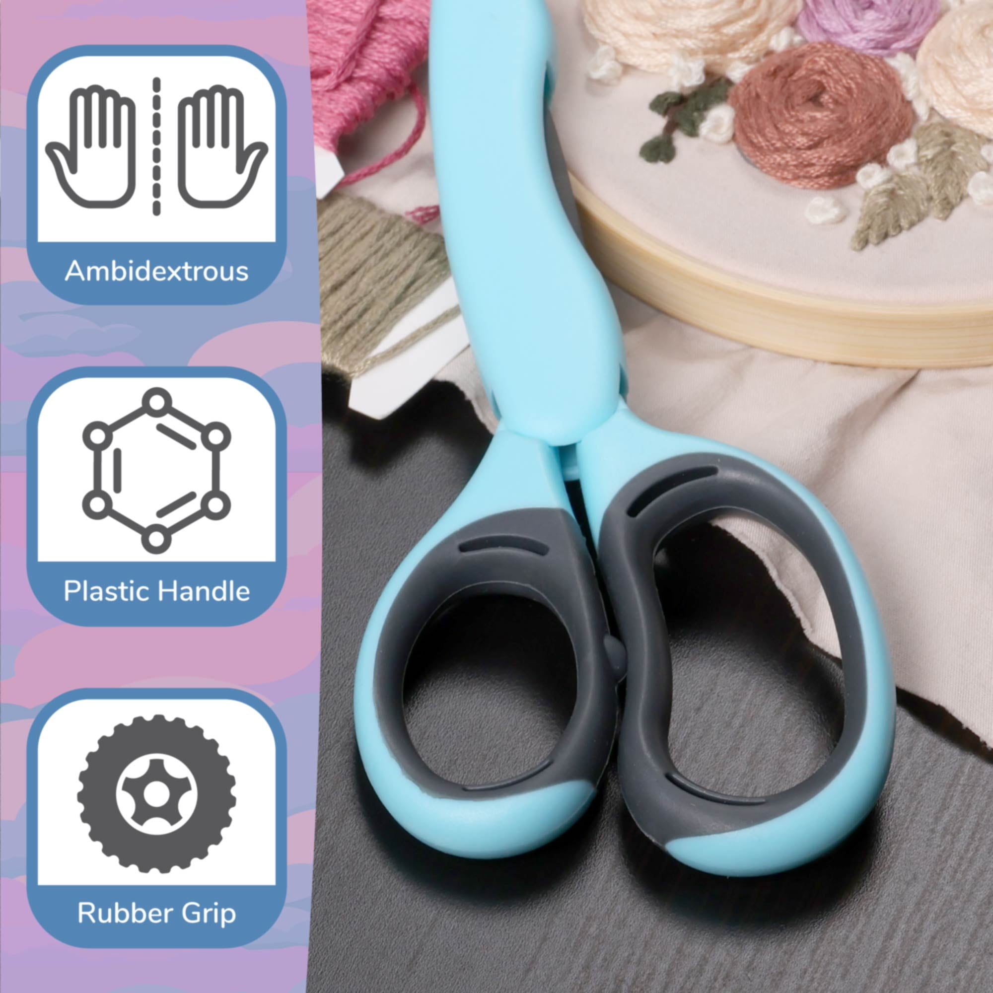 JubileeYarn Classroom Craft Scissors - Blue - 30 Scissors