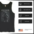 thumbnail image 6 of Freedom Isn't Free Tank Top American Hero Patriotic Soldier DD 214 POW MIA Military Warrior Veterans Day Men's Top, 6 of 7