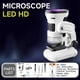 thumbnail image 3 of Microscopio Electrónico Digital con Pantalla de Alta Definición, Lupa, Juguetes de Enseñanza Científica, Regalo para Niños, 3 of 5
