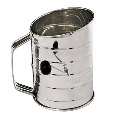 Good Cook 24302 Tin Sifter with Hand Crank, 3 Cup Tin - Walmart.com