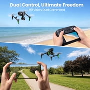 BEEPRINCESS 4.3 Screen RC Drone, 1080P Camera, Brushless Motor, 2 Batteries 30 Min Flight, 2.4G Quadcopter for Beginners