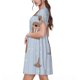 thumbnail image 2 of Balery Playful Walrus Wonders Vestidos sueltos de manga corta para mujer, vestidos de verano 2025, vestidos casuales de corte A con vuelo., 2 of 6