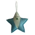 thumbnail image 2 of Decoración Colgante de Navidad Estrella Forma de Calcetín Decoraciones para árboles de Navidad Estrella azul, 2 of 6