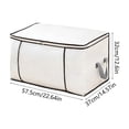 thumbnail image 4 of Storage Bags for Clothes with Handles Large Clothes Storage Organizers Foldable Blanket Storage Bags for Closet Under Bed Moving by PALIFEUR, 4 of 7