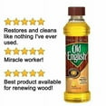 Old English Conditions & Protects Wood Furniture Polish, Lemon Oil 16