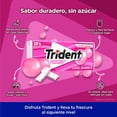 thumbnail image 2 of Goma de mascar Trident Cool Bubble sin azúcar sabor a frutas tuti fruti 18 pzas, 2 of 4