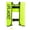 green, variant on Automatic Inflatable Life Jacket with Reflective Strips & Safety Whistle Swim Vests for Water Sports Fishing Rafting Accessories