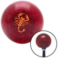 thumbnail image 1 of Orange Scorpion Red Metal Flake Shift Knob with M16 x 1.5 Insert Shifter Auto Brody, 1 of 1