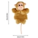 thumbnail image 3 of Cute Monkey Plush Hand Puppet for Kids Adults Animals Puppets Cartoon Monkey Stuffed Plush Puppets Toys, 3 of 4