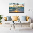 thumbnail image 2 of HFDF Scripture Wall Art Beach Wall Decor I still Remember The Days I Prayed Canvas Prints Pictures Sunset Ocean Paintingspirational Religious Artwork for Living Room Home Decorations 16x12inch Framed, 2 of 6