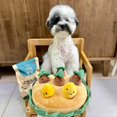 thumbnail image 3 of Juguetes de peluche para mascotas, juguetes chirriantes con comida oculta, juguetes interactivos para perros, juguetes masticables para perros, 3 of 5