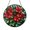 Acrylic 3.5 Inch, variant on Stained Glass Red Geranium Window Decor, Cheerful Floral Nature Suncatcher for Cozy Living Spaces