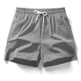 thumbnail image 4 of Gibobby Mens Shorts 1Pack Men's Athletic Shorts Mesh Workout Gym Activewear Basketball Shorts 8 Inseam With Pockets Elastic Shorts For Men(XXXL,Light Gray), 4 of 7