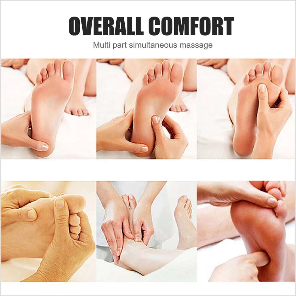 19 Level LCD Electric Foot Massager Pad Blood Circulation Muscle Stimulator USB