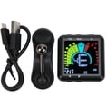 thumbnail image 2 of Clip-on Tuner, Clip-on Removable Rechargeable Picks Up The Sound By Vibration Electronic Tuner Supports 360 Rotation  For Home For Travel, 2 of 8
