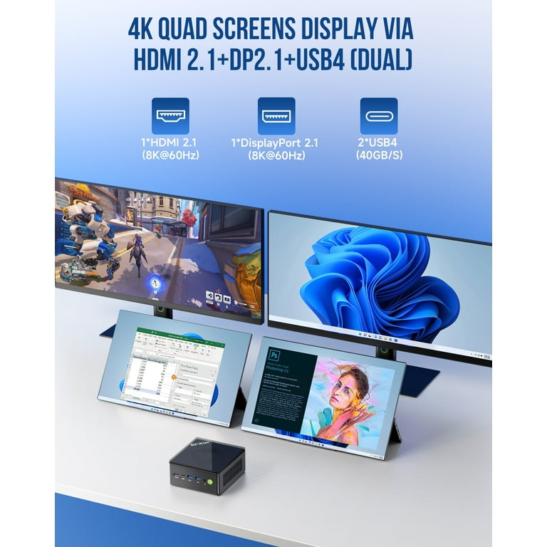 GMKtec ミニPC AMD Ryzen 7 メモリ：32GB SDD：1TB 楽天市場】GMKtec ミニpc 【AMD Ryzen 7 7840HS 32GB(16GB*2) DDR5 1TB