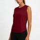 thumbnail image 2 of TaTaai Women Casual Solid Color Crew Neck Sleeveless Pullover Top Soft Comfy Breathable Fabric Simple Basic Style Versatile Top For Daily Work Party Vacation Gift, 2 of 7