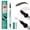04#BLACK BROWN, variant on QIC Eyebrow Pencil, 4D Microblading Brow Pen for Women, Waterproof Long-Lasting Brown Brow Makeup, 4-Tip Precision for Natural Look