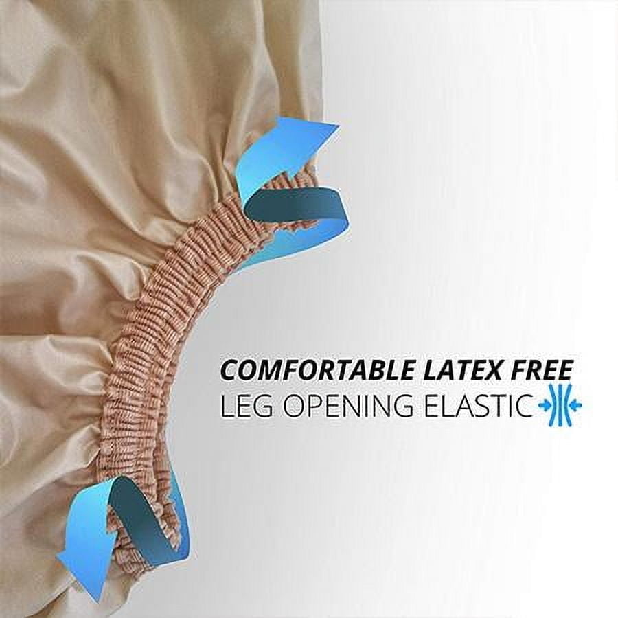 DuraCool® Nylon Adult Diaper Cover. Unisex 100% Water-Proof Pull-On Incontinence Pant. Durable, Soft & Cool Fabric. Protects Clothing & Bed Linen.
