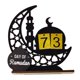 thumbnail image 2 of Calendario de Adviento de Ramadán, centro de mesa, decoración de Eid Mubarak, suministros para fiestas Negro, 2 of 6