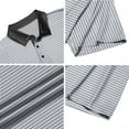 thumbnail image 4 of Summer Lapel Pinstripe Shirt for Men - Casual Short - Sleeved T - Shirt, Ripstop Fabric, Durable & Comfortable, Multiple Sizes, Ideal for Outdoor, 4 of 6