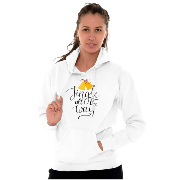 Christmas Carol Jingle All The Way Hoodie Sweatshirt Women Brisco Brands S