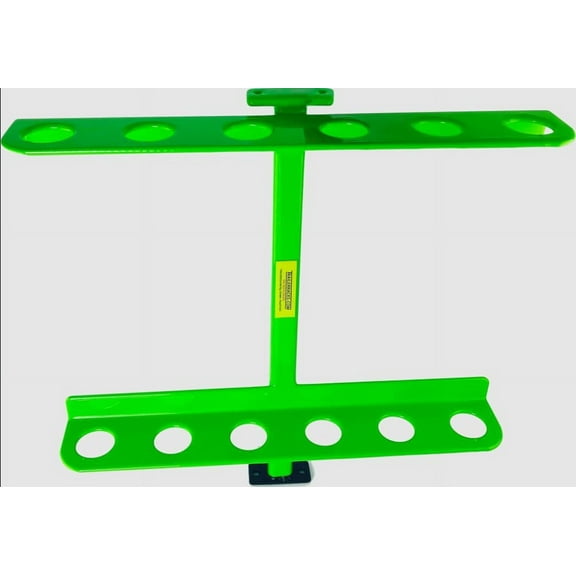Green Touch Hand Tool Rack for Open Trailers