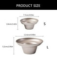 thumbnail image 3 of Pack of 6 Elegant Gold Baking Cups High Temperatures Resistant Mushroom Cake Molds for Baking Enthusiasts, 3 of 8