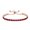 Red, variant on Adjustable Cubic Zirconia Bracelet for Women Girls Gold Plated Slider Eternity Stackable Chain Tennis Sparkly Wedding Bridal Birthday Prom Party Jewelry Gift