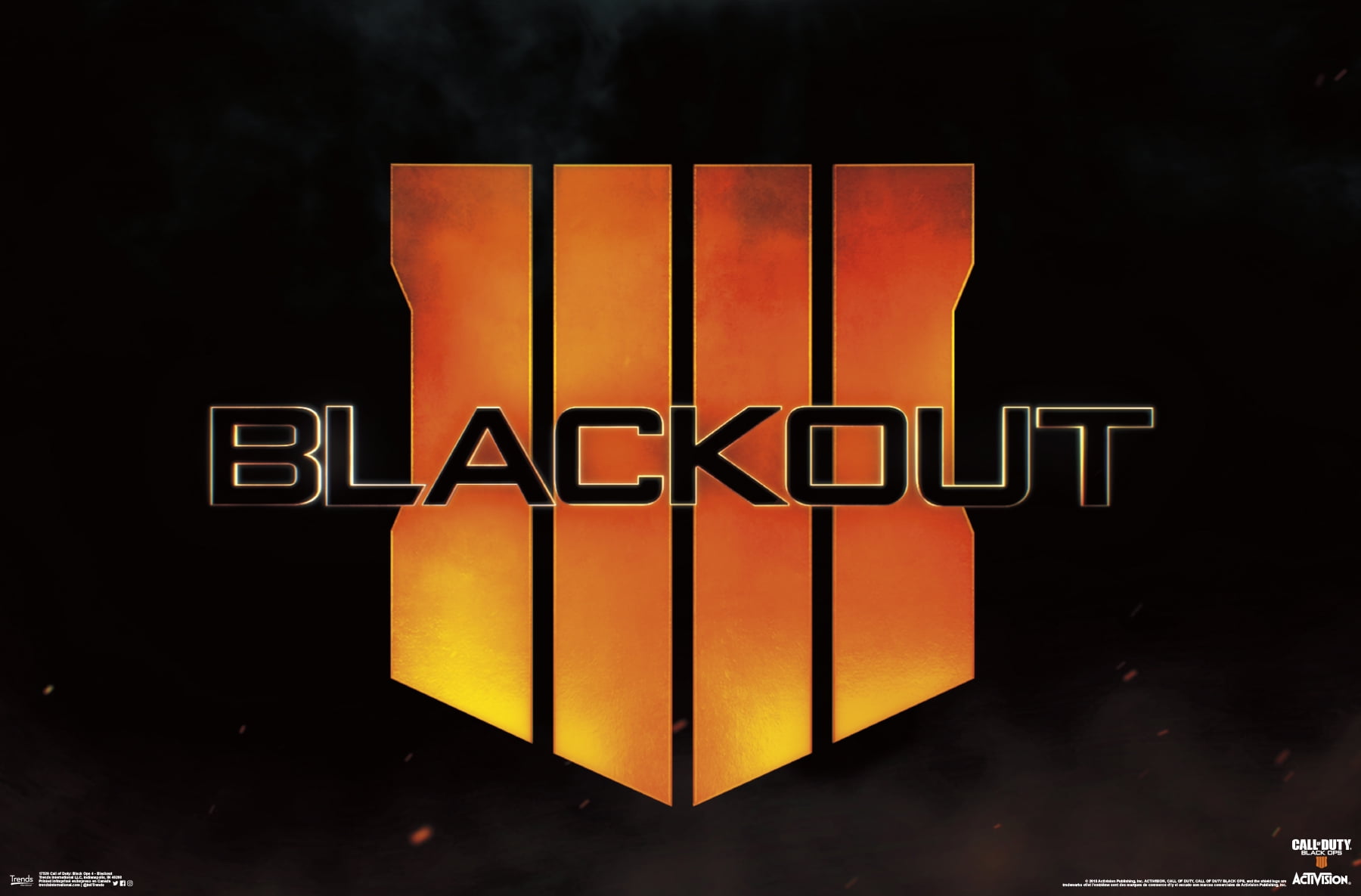 Call Of Duty Black Ops 4 Blackout Wall Poster 22 375 X 34