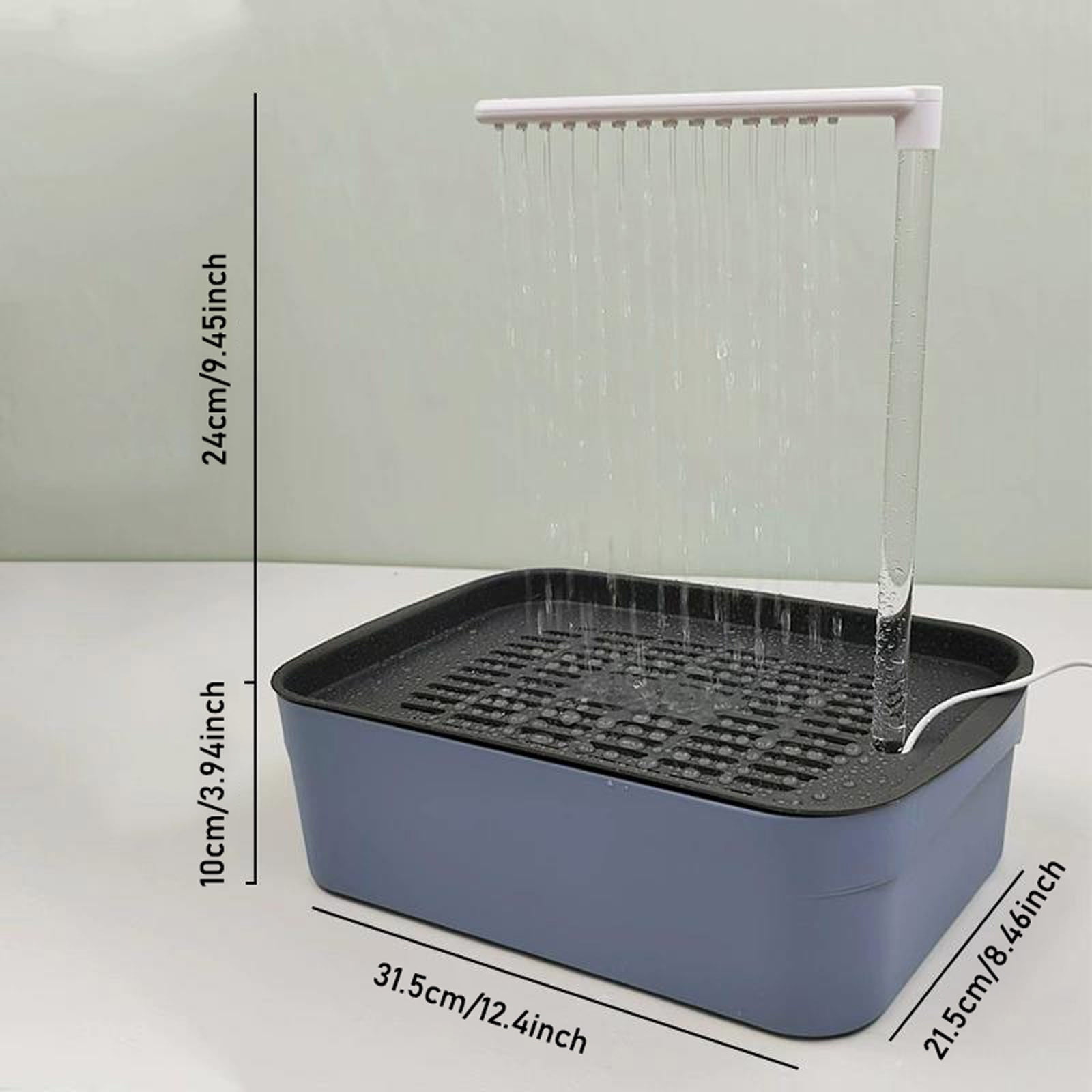 Automatic Bird Bath Circulating Water Feeder Shower Cage Accessories for Parrots African Grey Pet Birds Easy Clean Durable