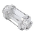thumbnail image 3 of In Line Sight Glass, Quick Connect  Pipe Sight Glass With Clamp End, Stainless Steel Sanitary Straight Sight Glass For Liquid Gas Steam, 360 Observation, 3 of 8