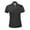 Black, variant on Monterey Club Women's Dot Print Block Zipper placket Stand collar Short Sleeve Golf Polo Shirt #2684