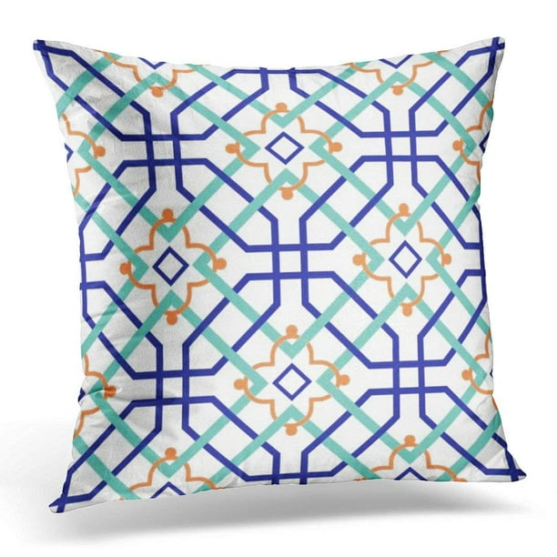 ARHOME Blue Mediterranean Oriental Traditional Moroccan Design Morocco