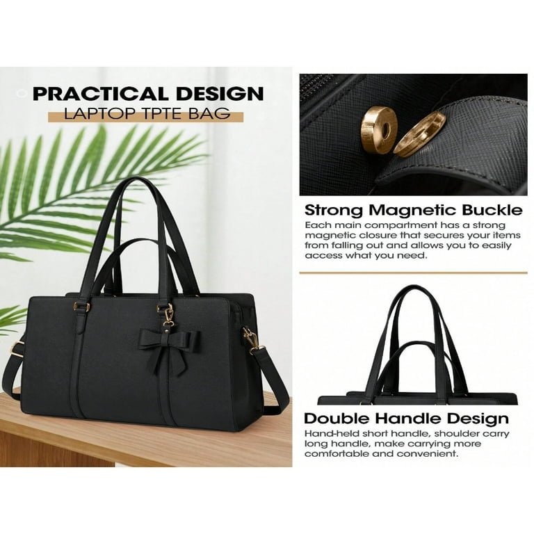 SUGARMOM Laptop Bag For Women 15.6 Inch Laptop Tote Bag Waterproof