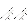 thumbnail image 4 of Raindrops 2 Sets Telescopic Handle Squeegee Window Squeegee and Water Applicator Squeegee for Glass Cleaning, 4 of 8