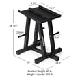 thumbnail image 2 of Titan Fitness Dumbbell Stand and Plate Tree, 260 LB Capacity, 2 of 9