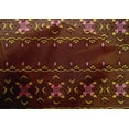 thumbnail image 4 of oneOone Cotton Silk Fabric Floral Block Printed Fabric 1 Yard 42 Inch Wide, 4 of 4