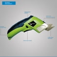thumbnail image 5 of Rechargeable 50V CS4001 Electric Scissors with Portable Design - Multi-Purpose Tool for Fabric, Leather & Hardware Cutting, Easy to Operate, Durable Construction, Includes Orange USB Charging &, 5 of 5