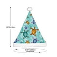 thumbnail image 3 of Fotbe Turtles And Sea for Christmas Hat, Santa Hat Xmas Holiday Hat Comfort Christmas New Year Festive Party Supplies for Men Women, 3 of 6