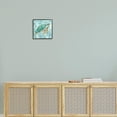 thumbnail image 2 of Stupell Industries Sea Turtle Detailed Coral Silhouettes Fancy Script Graphic Art Black Framed Art Print Wall Art, Design by Emma Leach, 2 of 5