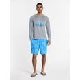 thumbnail image 2 of George Men's and Big Men's Printed Sun Shirt with Long Sleeves, UPF 50+, Sizes S-3XL, 2 of 5