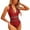 Red, variant on YOTMKGDO One Piece Swimsuit Women, Bodysuits For Women, Women Cutout Swimsuits High Waisted Bathing Suit, Black+L