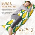 thumbnail image 7 of Fuzoiu Corn Cob Print Body Pillowcase 20x54 in,Long Pillow Case, Microfiber Body Pillow Cover, Soft and Breathable Pillowcase, 7 of 7