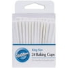 Wilton W4152118 Baking Cups - White 24/Pkg - King Size